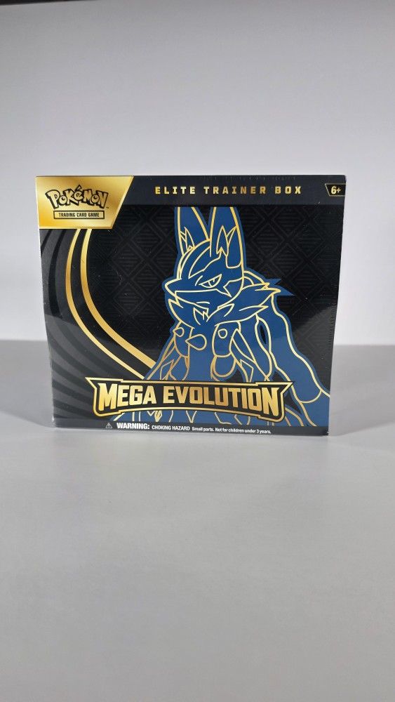 Mega Evolution ETBs — Lucario  (Brand New & Sealed)