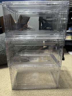 Clear Shoe Display Boxes