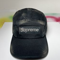 Supreme Overdyed Dusty Camp Cap Black