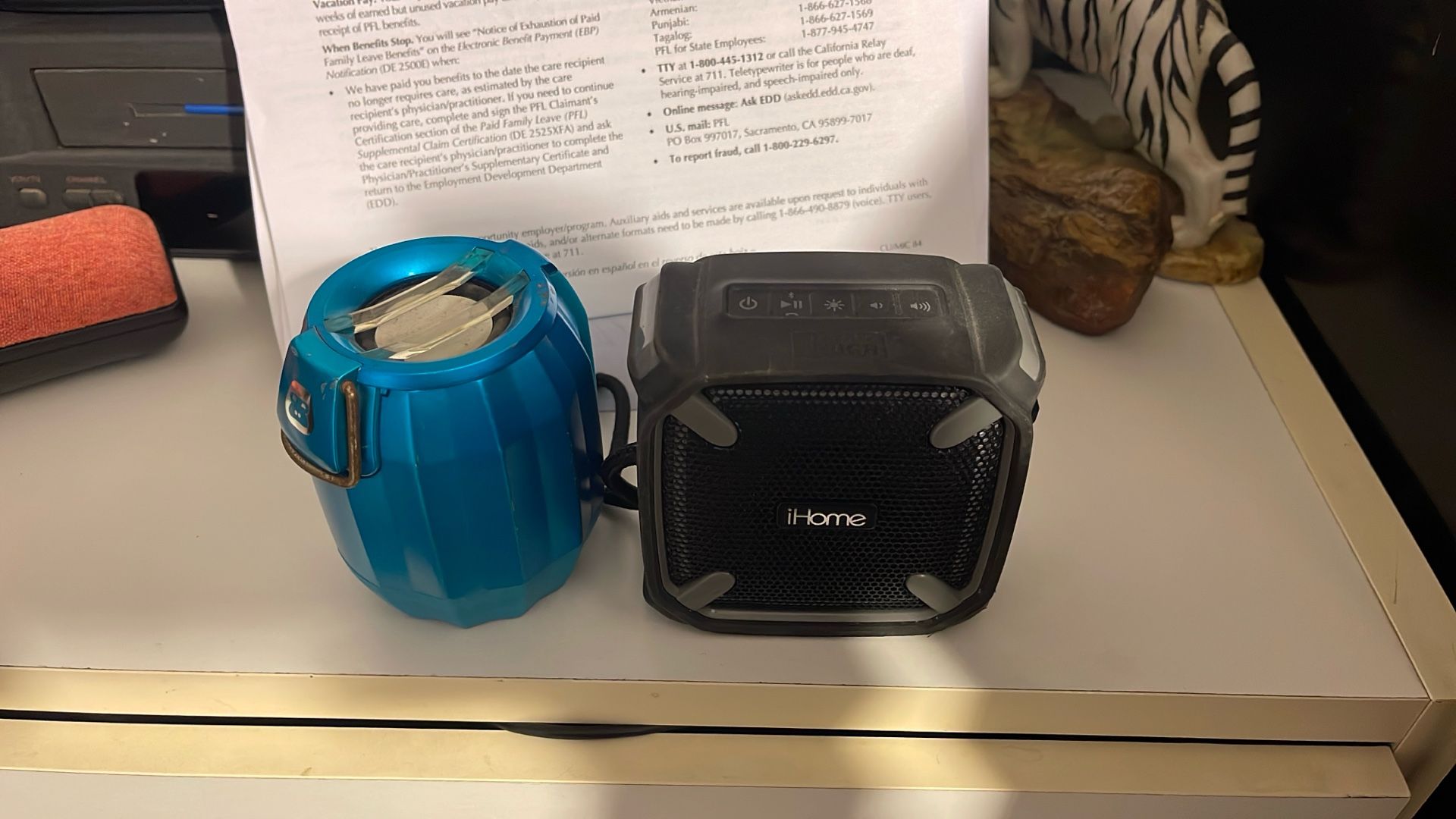 Speakers Orange $5 iHome$15 Blue $15 B Black $20