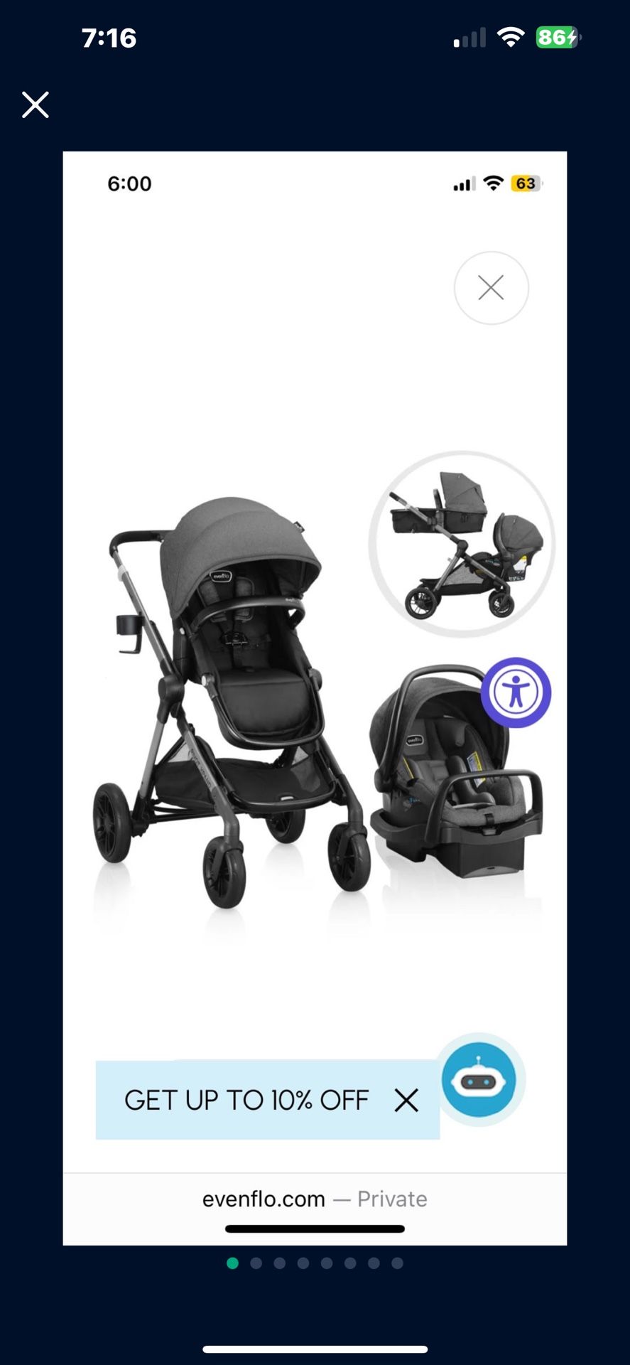 Evenflo Pivot Xpand Stroller