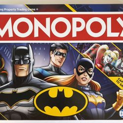 Monopoly Batman Edition Board Game | Monopoly Game for Batman Fans | Ages 8 and Up 
