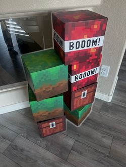 Minecraft party decorations