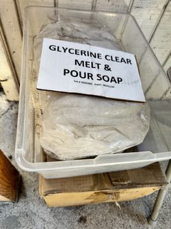 Melt and pour soap and wax for candles