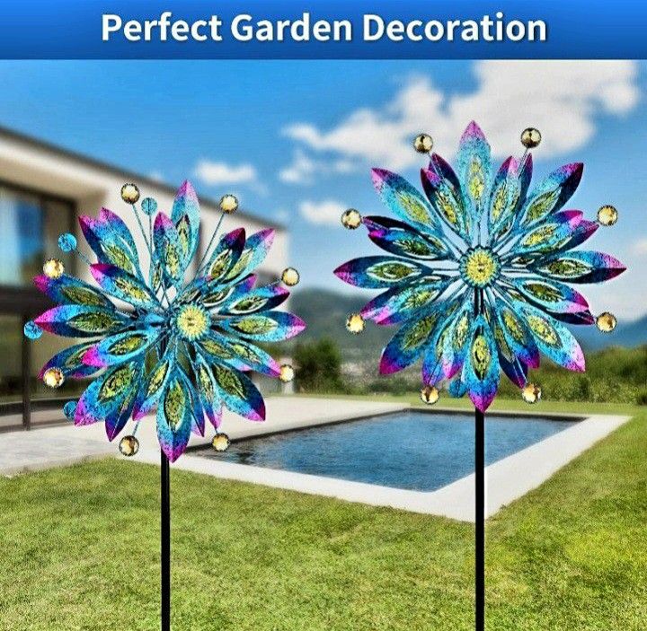 Garden Wind Spinner•Multicolor & Weather Resistant•New!!!