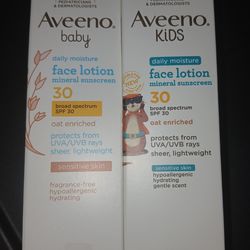 Aveeno Baby & Kids SPF 30 Face Lotion Set