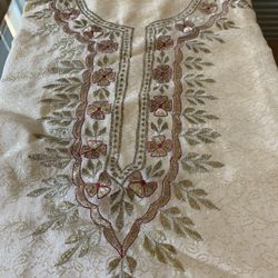 New With Embroidery Top, And Pant Piece.