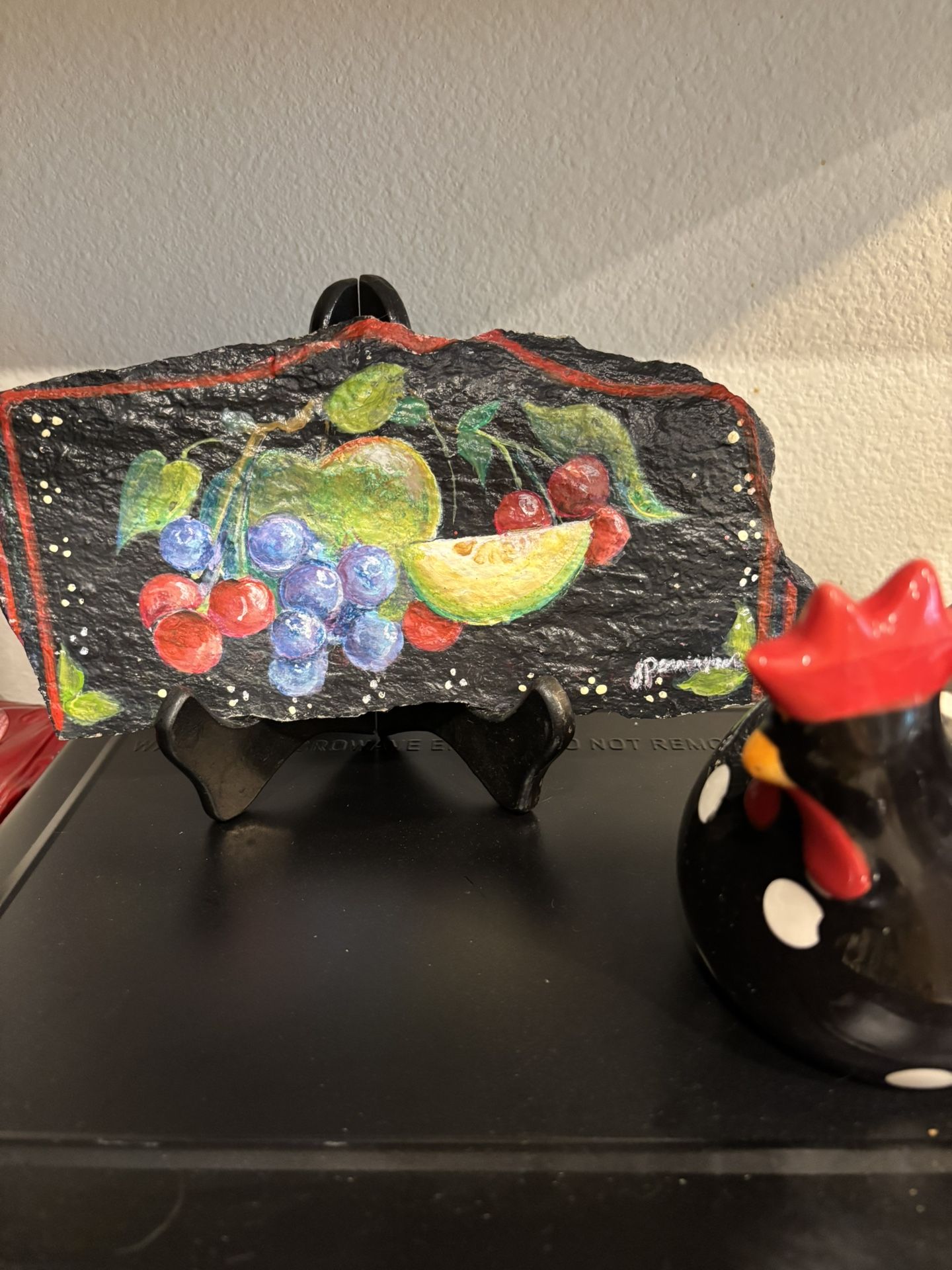 Hand Painted Slate Rock