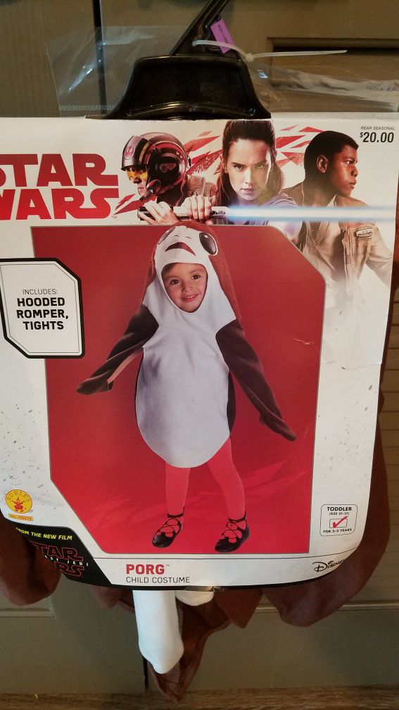 Porg Star Wars Costume Toddler 2-3 yrs