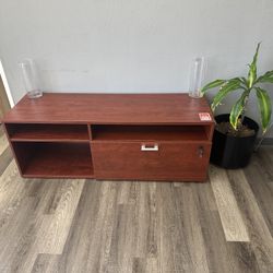 Low Profile Credenza Bookshelf File Drawer  
