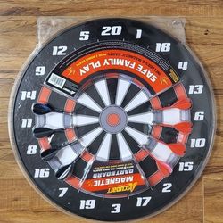 Magnetic Dartboard Game, Like New.