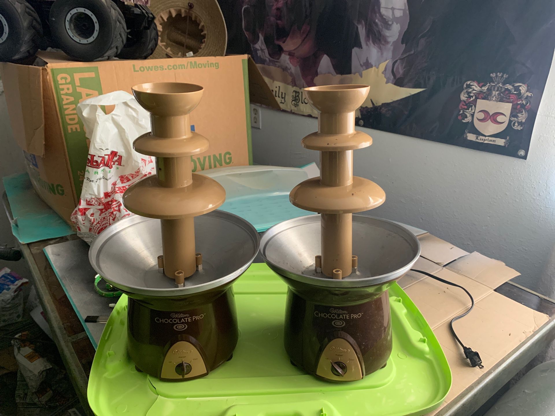 Two used Wilson chocolate pro fountains both sold together
