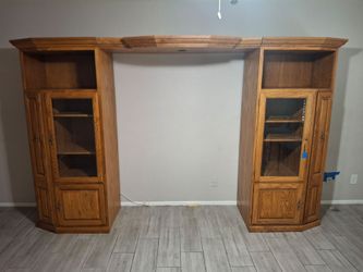 Golden Oak Large Entertainment Unit