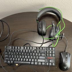 Gaming Accessories Bundle (Keyboard, Mouse, Headset)