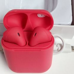 Red 5.0 Easy Connect Wireless Earbuds 