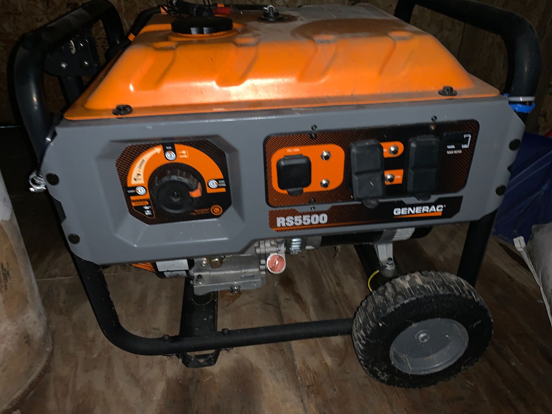 Generac 5500 watt generator Used twice
