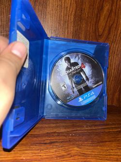 Opened PlayStation Video Game PS5 PS4 Uncharted 4