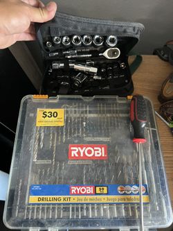 Drill Set And Sockets