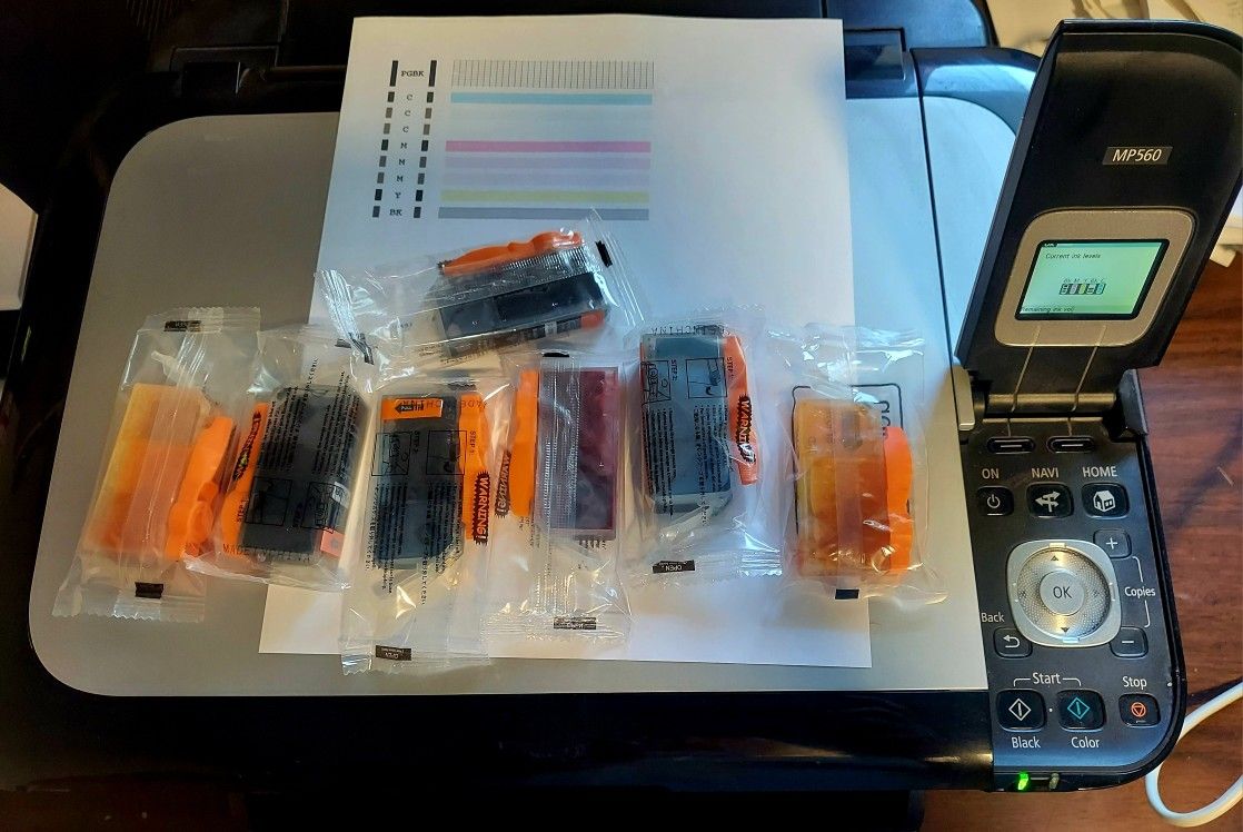 Canon Pixma MP560 Wireless Inkjet Printer