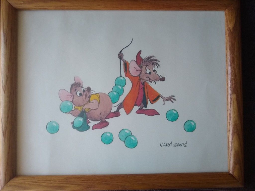 1988 Walt Disney Original Cinderella Lithograph