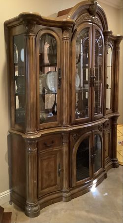 China Cabinet/Hutch - European/Borque Revival by Michael Amini