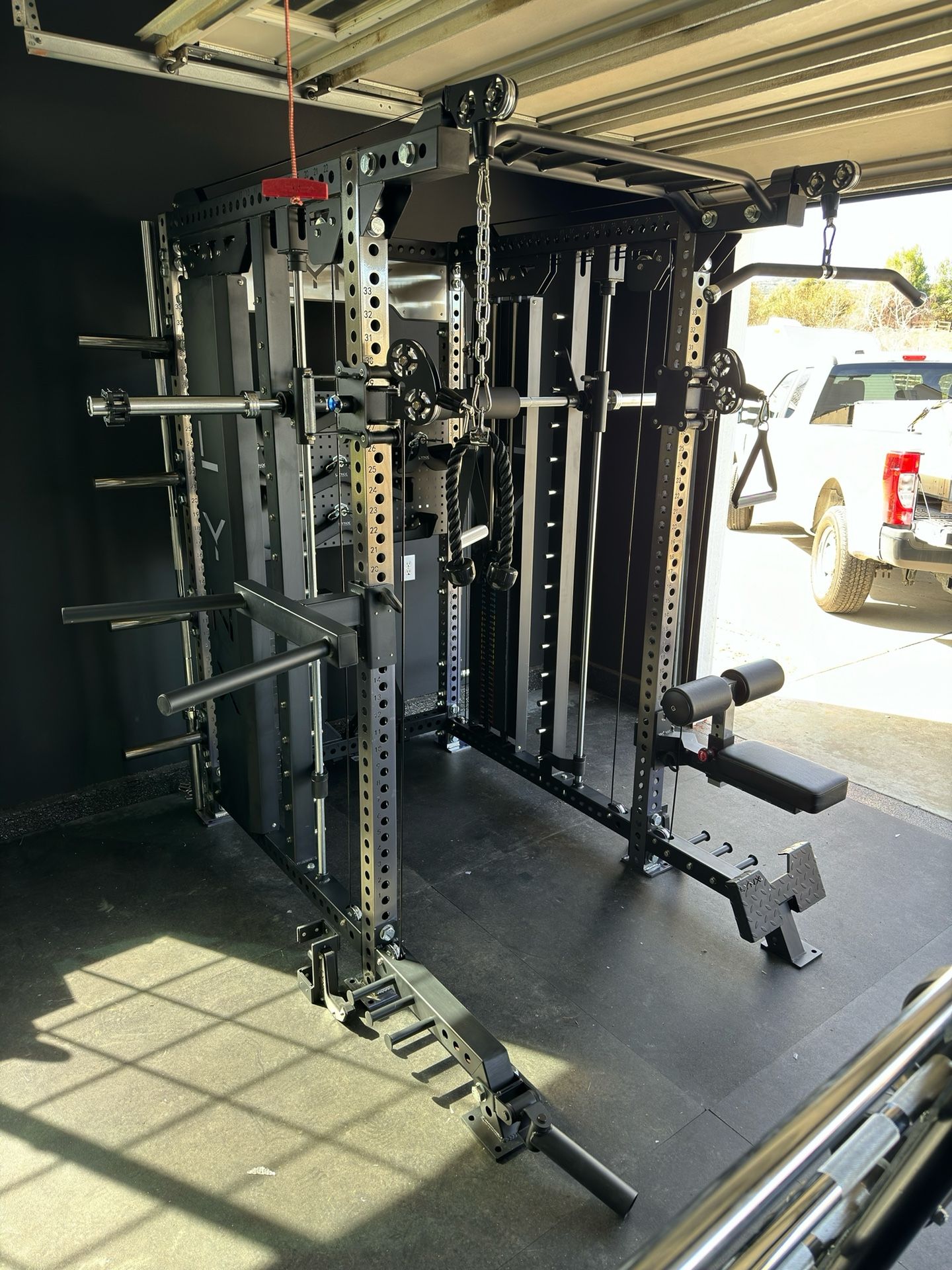 Fully Loaded All In One Home / Commercial Gym🔹Dual Cable Machine🔹Smith Machine🔹Squat Bench Press Rack