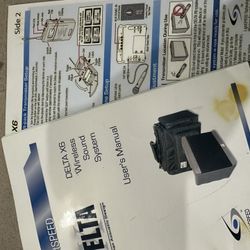 Delta X6 Wireless Sound System With Case And Extras