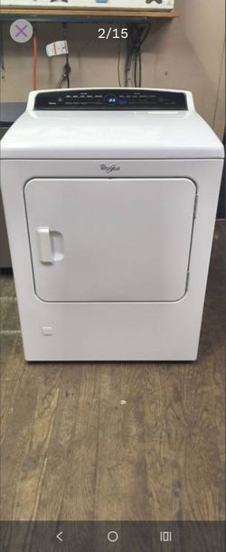 WHIRLPOOL ELITE WHITE GAS DRYER