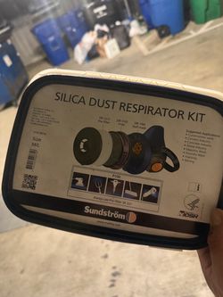 Silica dust respirator kit