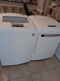 LG washer and dryer