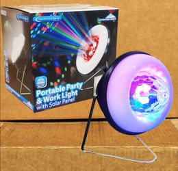 Led White & RGB Party Light Effect Multicolor Multibeam Compact Battery & Solar Powered 🚨 No Credit Needed 🚨
