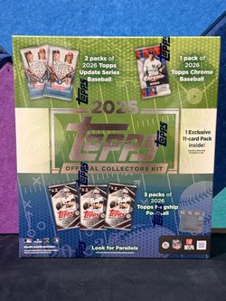 Topps 2026 Official Collectors Kit Box Sealed Exclusive 11-Card Pack Parallels