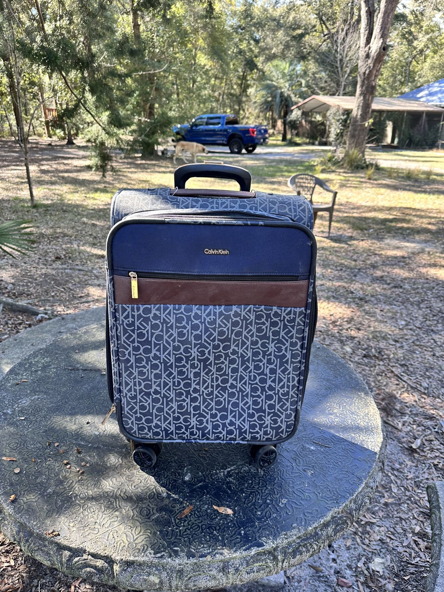 Leather Calvin Klein Luggage