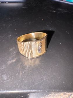 San Jude  ring 14k 3.9