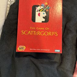 Vintage 90s Parker Brothers Scattergories Board Game Includes all Cards timer and dice