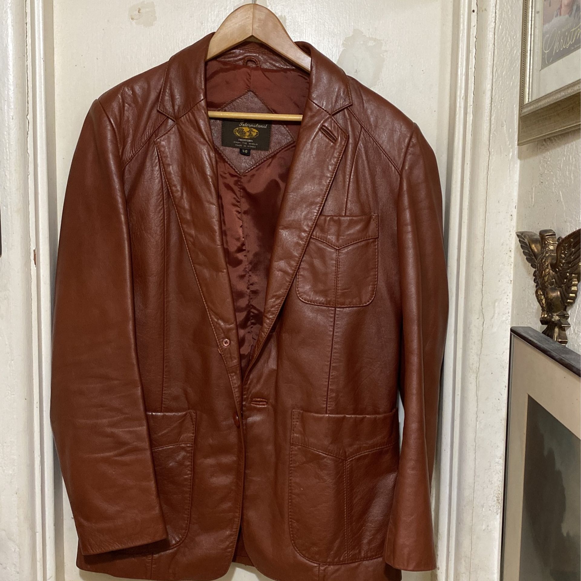 Men’s Leather Jacket, Fantastic International Fash M