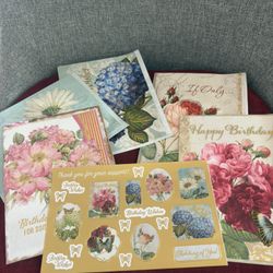 5 Varieties Cards+Sticker