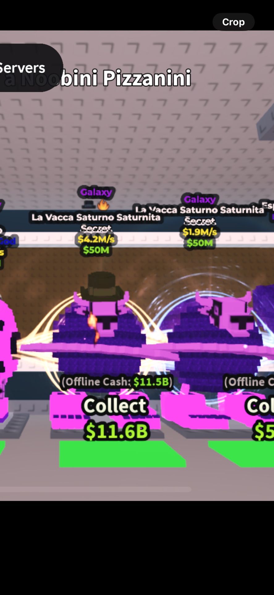 Roblox Steal A Brainrot x2 La Vacca Saturno Saturnita Galaxy