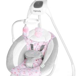 Ingenuity SimpleComfort Lightweight Multi-Direction Compact Baby Swing