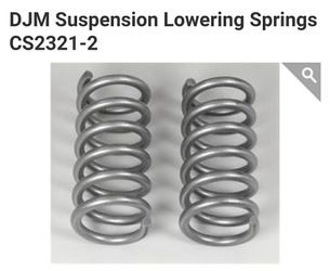 DJM Suspension lowering coils 2" drop