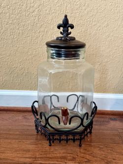 Decorative Glass Beverage Dispenser