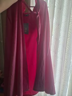 Pink cape costume