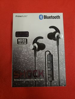 Prime Audio Shock Wireless Earbuds with Mic