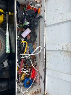 Bags and boxes of tools