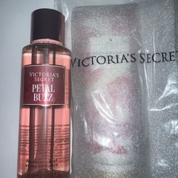 Victoria Secret Bundle Petal Buzz Mist/Pomegranate Lotion 