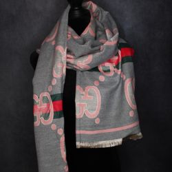 Pink Gucci Scarf 