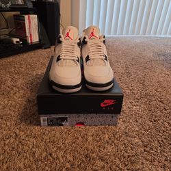 2025 Retro Air Jordan 4 Cement dead stock 