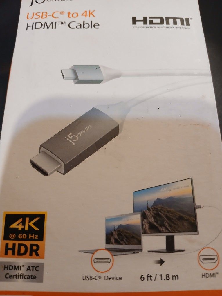 USB-C To 4k HDMI Cable