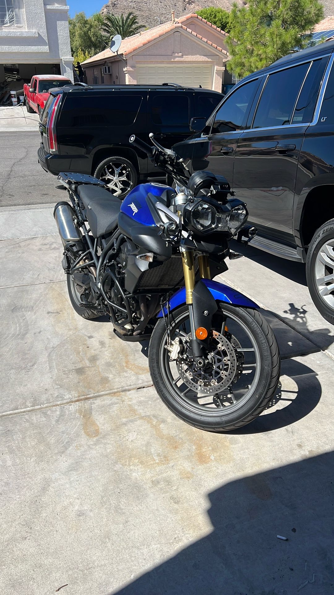 Year 2013 Model 2014 Triumph Tiger 800