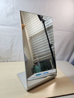 IKEA TYSNES Modern Metal Tabletop Vanity Mirror